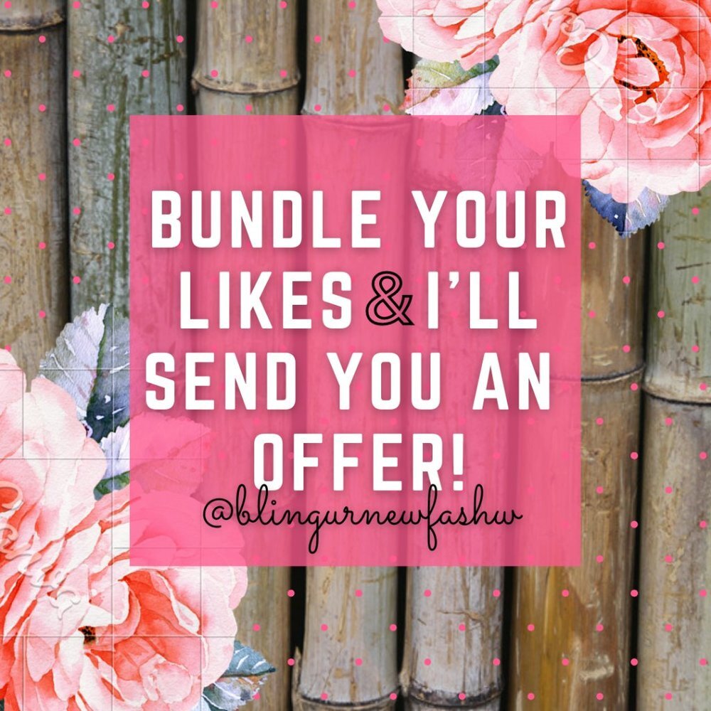 Bundle your likes and I'll send an offer!